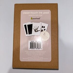 Pearhead Clean-Touch Ink Pad with Imprint Cards